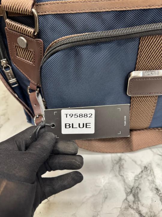 Tumi Alpha 3 Bravo Expedition Travel Duffle Bag (Blue) (T95882)