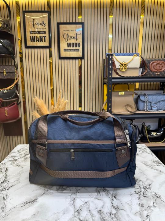 Tumi Alpha 3 Bravo Expedition Travel Duffle Bag (Blue) (T95882)