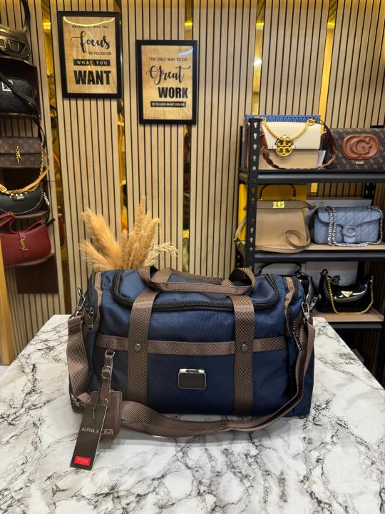 Tumi Alpha 3 Expedition Travel Duffle Bag (Blue) (T95881)
