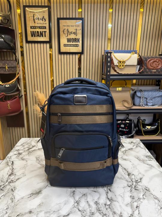 Tumi Alpha Bravo Utility Backpack (Blue) (T85611)