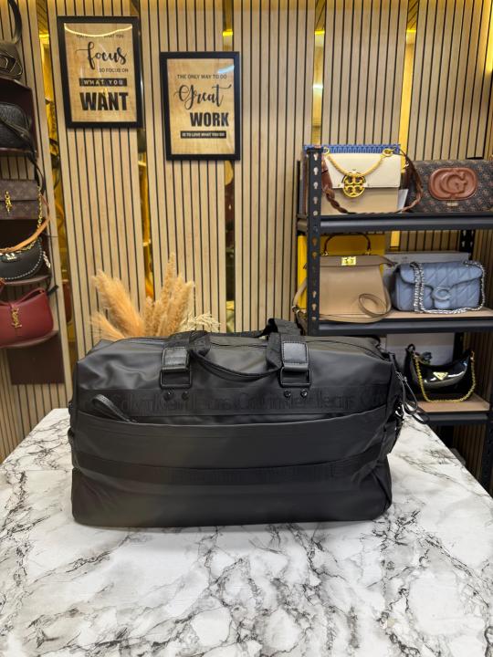 Calvin_Klein Ck Jeans UrbanFlex Travel Duffle Bag (Black-Z0839)