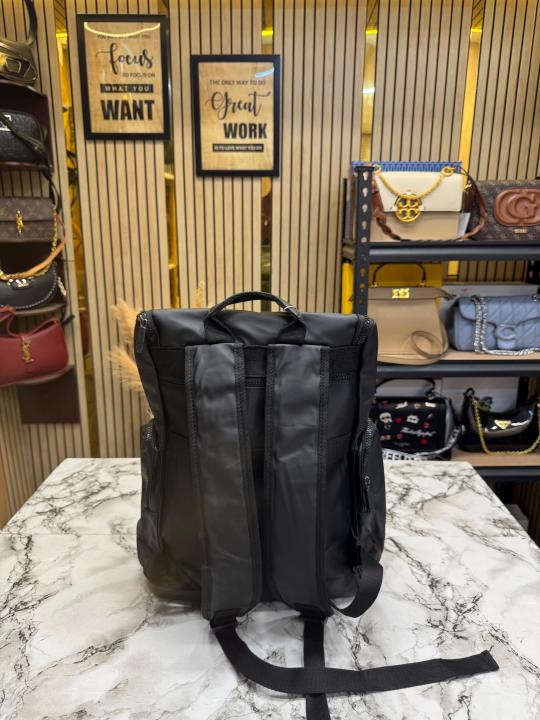 Calvin_Klein Tech-Core Flap Backpack (Black) (C15060)