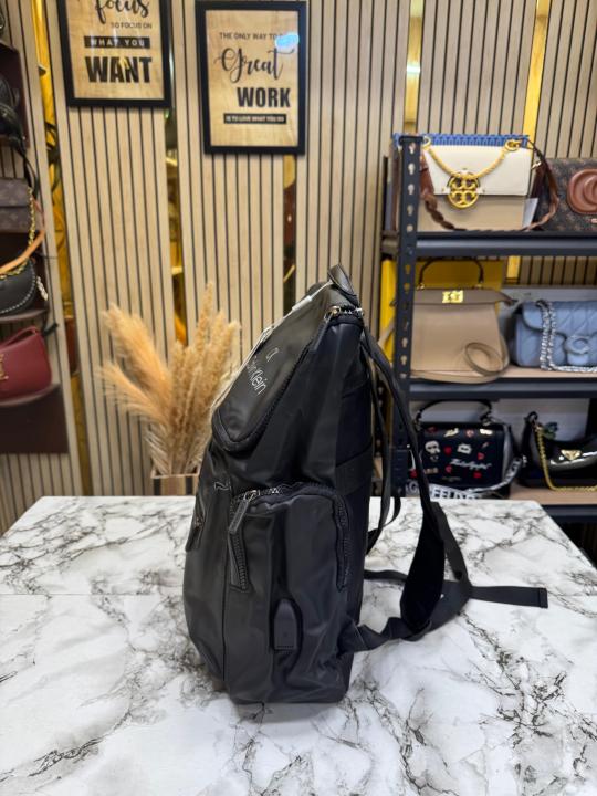Calvin_Klein Tech-Core Flap Backpack (Black) (C15060)