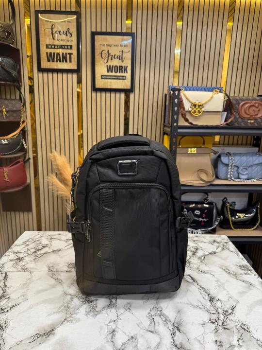 Tumi Alpha 3 Bravo Davis Expedition Backpack (Black-T85615)