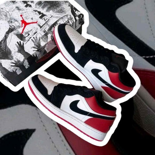 Air Jordan 1 Low Black Toe semi ua 2025