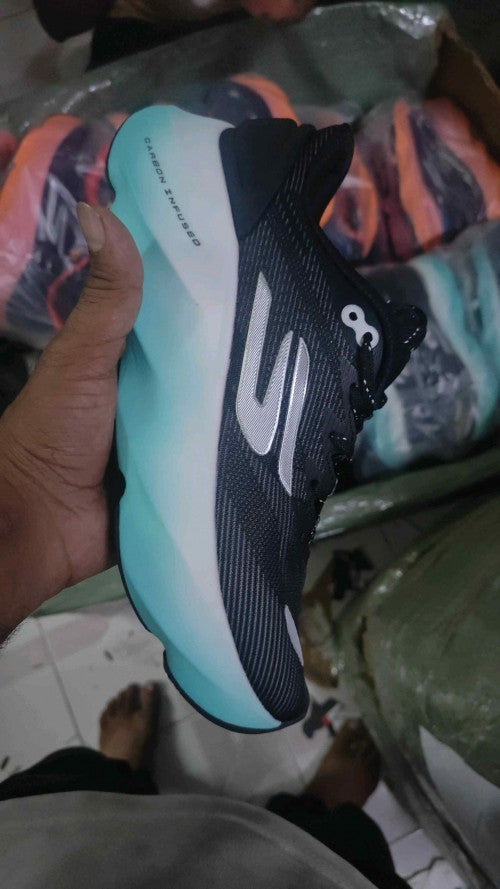 SKECHERSS SKX AERO BURST BLACK GREEN