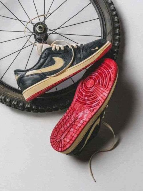 Nikee air jordan 1 low bike x nigel sylvester better with time semi ua
