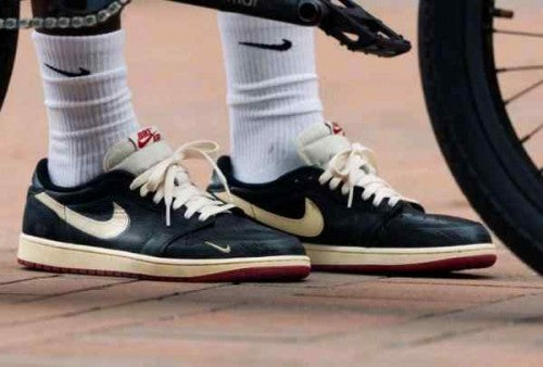 Nikee air jordan 1 low bike x nigel sylvester better with time semi ua