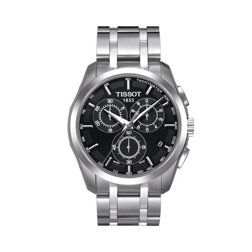 TISSOOT 1853 SWIFT MOVEMENT SILVER BLACK