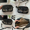 Guess puffer handbag with box and dust bag (black)