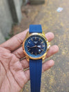 Tisot Quartz DayDate Blue Gold Blue AT426
