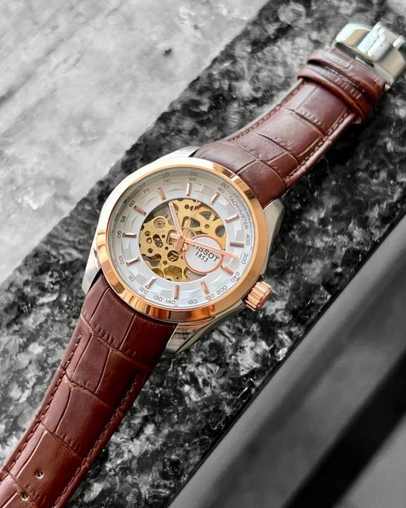 Tisso_t Automatic lather Rose white 136