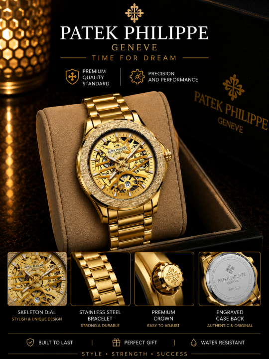 Patek Philipp_e Sekeleton Quartz