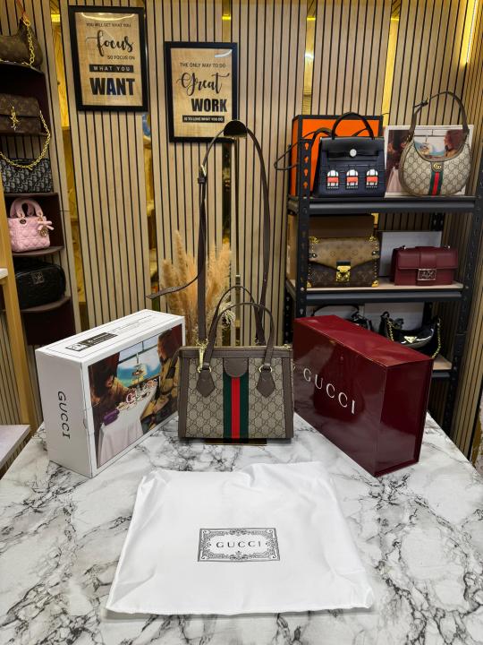 Gucc_i GG Ophidia Premium Monogram Canvas With Double Og Box And Dust Bag (547551)