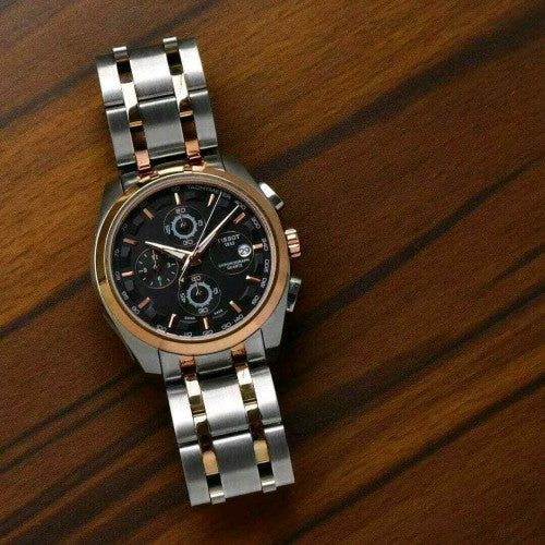 Tissot_couturier tow tone black F198