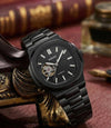 Seik_o Mod Nautilus Phantom Open Heart Automatic Black