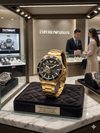 Emporio Arma_i Automatic back open Gold black 117