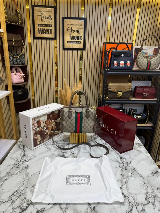 Gucc_i GG Ophidia Supreme Shoulder Bag With Double Og Box And Dust Bag (499688)
