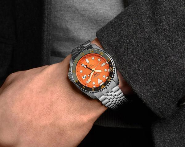 Seiko 5 Sports Back open Auto Movement GMT