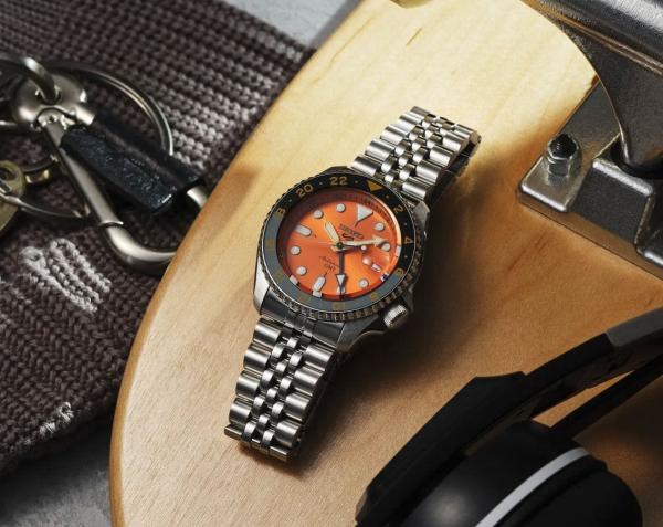 Seiko 5 Sports Back open Auto Movement GMT