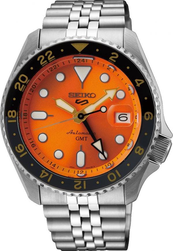 Seiko 5 Sports Back open Auto Movement GMT