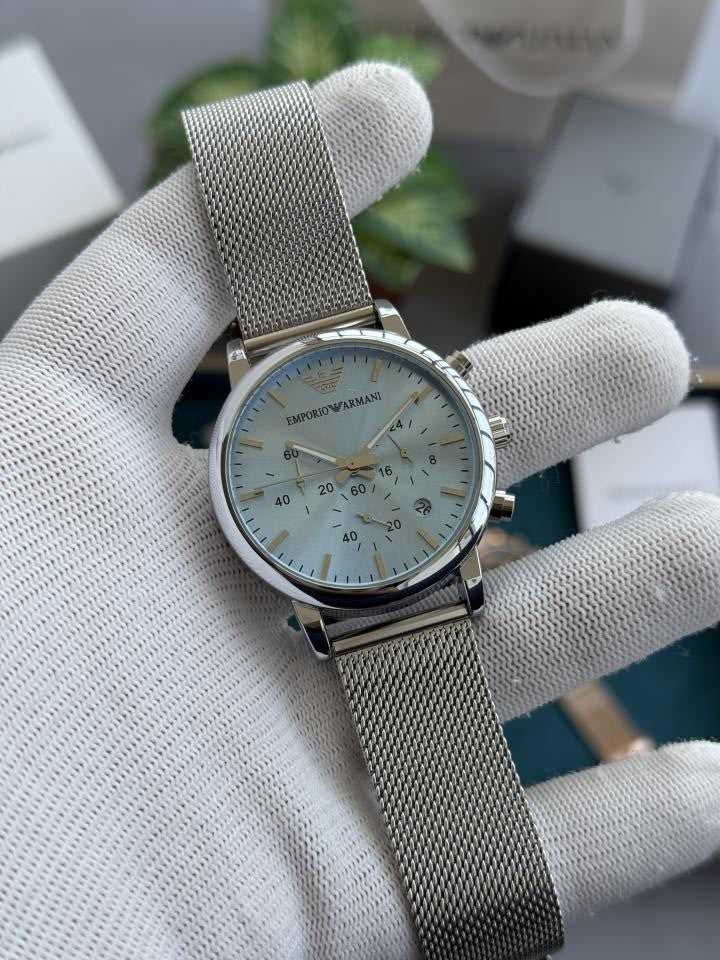Emporio Arma_i Premium All Chronograph Working Aqua Blue W378