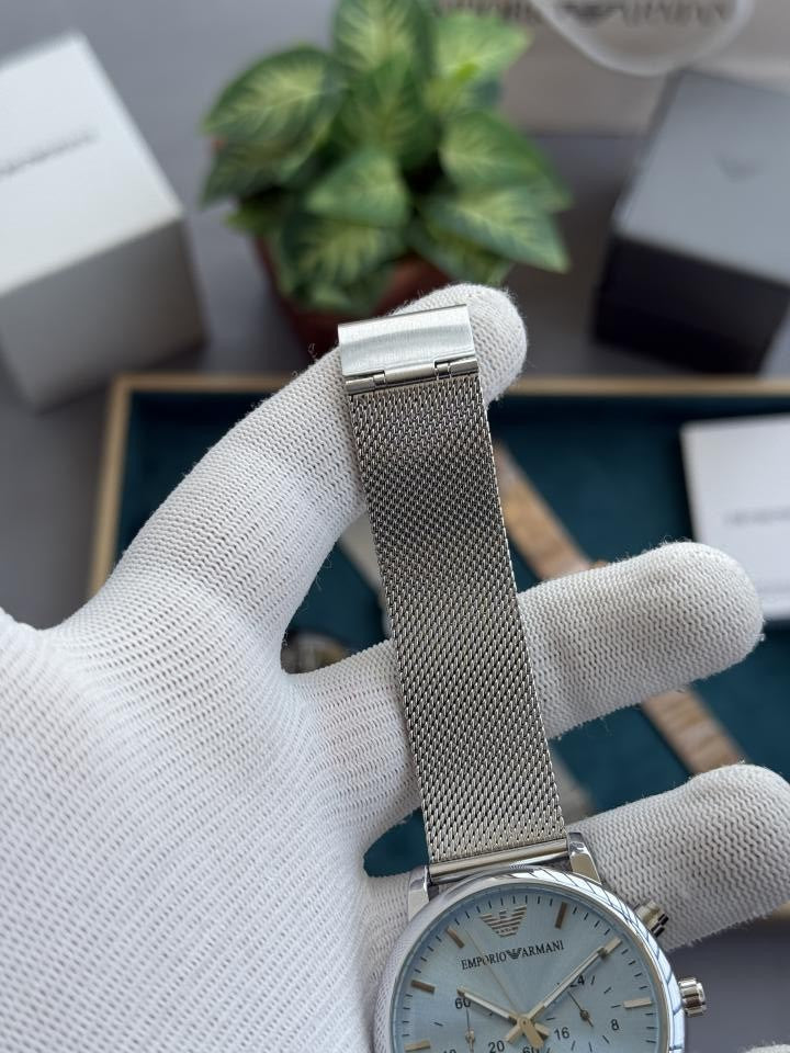 Emporio Arma_i Premium All Chronograph Working Aqua Blue W378