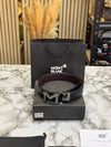 Mont Blanc Signature M Logo Formal Leather Belt (30-4)