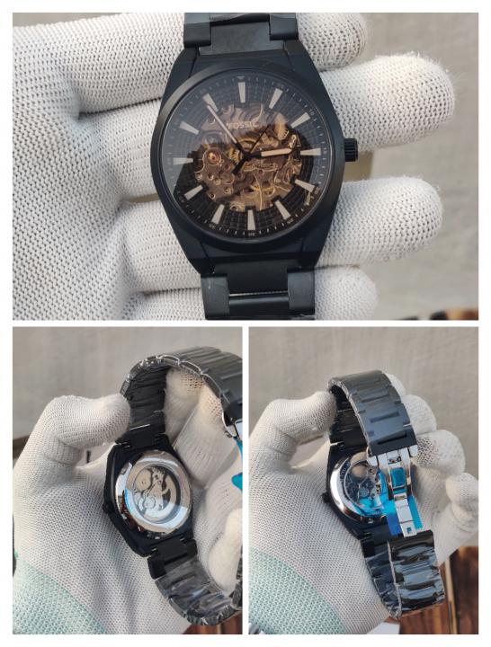FOSSI L EVERETT AUTOMATIC BROWN METAL 344