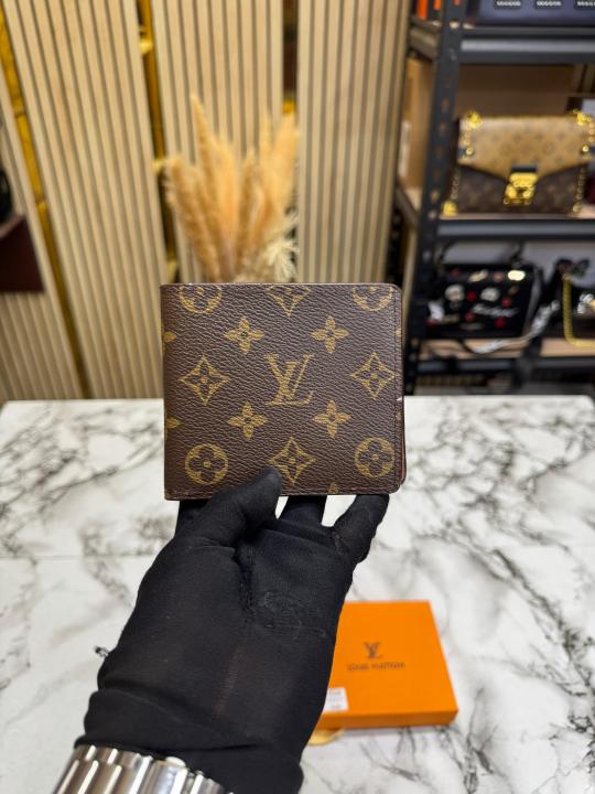Loui_s Vuitton Monogram Wallet With Box (Brown)
