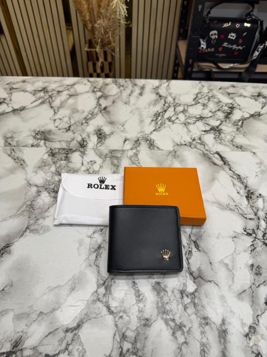 Role_x Bi-fold Leather Wallet With Box (Black-60223)