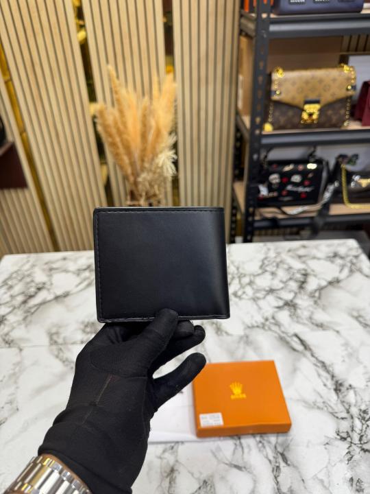 Role_x Bi-fold Leather Wallet With Box (Black-60223)