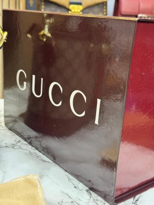Gucc_i GG Supreme Tote Bag With Double Og Box And Dust Bag (836848)