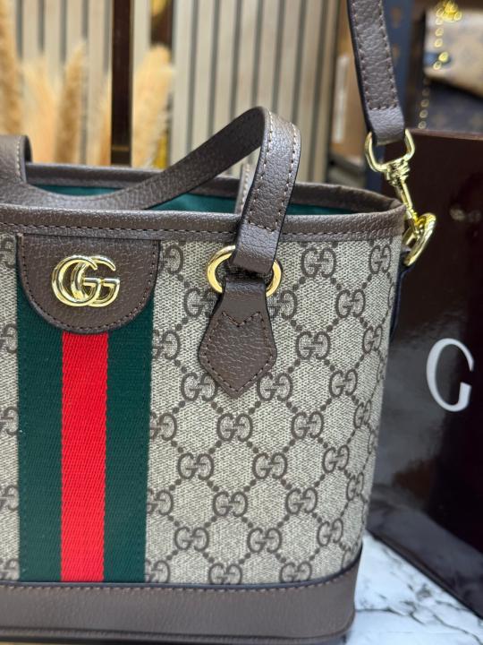 Gucc_i GG Supreme Tote Bag With Double Og Box And Dust Bag (836848)