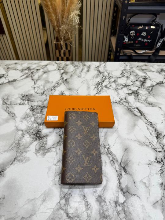 Loui_s Vuitton Premium Quality Mono Wallet With Box (62665) (Brown)