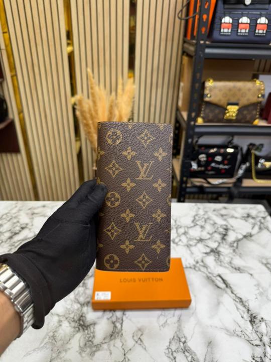 Loui_s Vuitton Premium Quality Mono Wallet With Box (62665) (Brown)