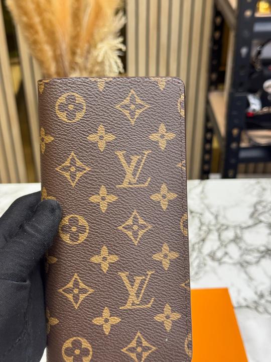 Loui_s Vuitton Premium Quality Mono Wallet With Box (62665) (Brown)