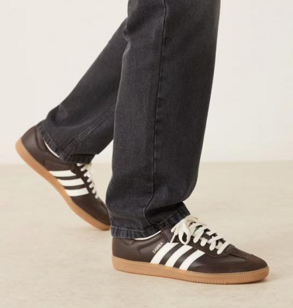 Samba neakers in Dark Brown White 645