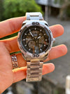 Fossil_ silver Automatic open heart F190