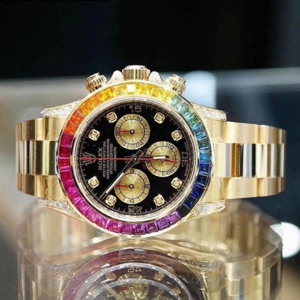 Role_x Oyster Perpetual Rainbow Gold
