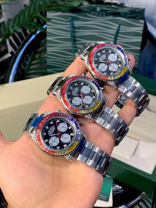 Role_x Oyster Perpetual Rainbow Silver