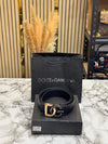 Dolc_e & Gabbana Signature DG Buckle Formal Belt With Box Including Carry Bag (37-2)