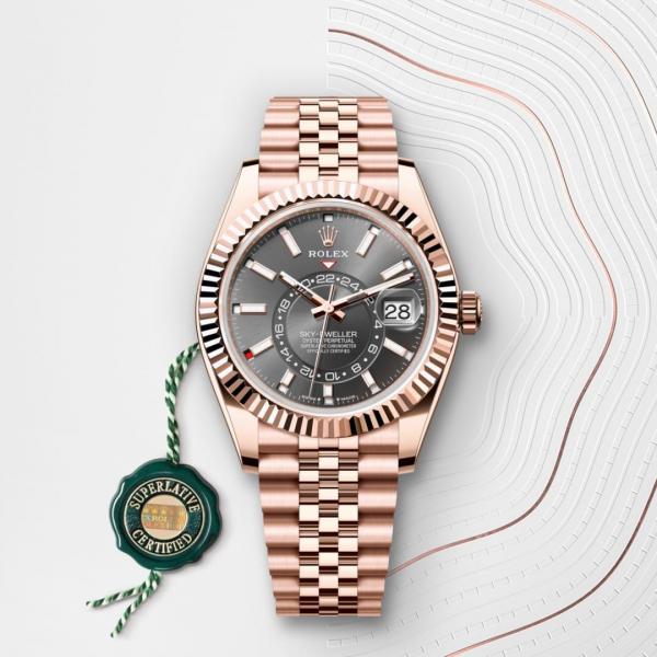 Rolee_x Oyster Perpetual Sky Dweller Copper-Grey
