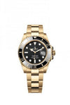 ROLE X SUBMARINER GOLD BLACK ZR HVY 36