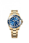 ROLE X SUBMARINER GOLD BLUE ZR HVY 34