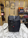 TUMI Alpha Bravo Navigation Roll-Top Backpack With Leather Trim (Black) (T85622)