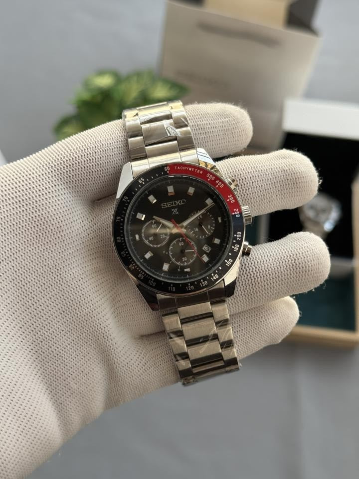 Seik_o Prospex Speedtimer All Chronograph Working Black W375