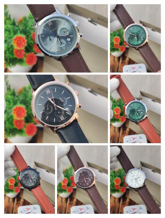 Fossi L Neutra Chrono Orange Black Dial AT403
