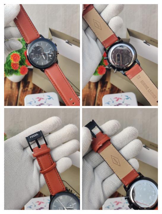 Fossi L Neutra Chrono Orange Black Dial AT403