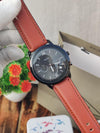Fossi L Neutra Chrono Orange Black Dial AT403